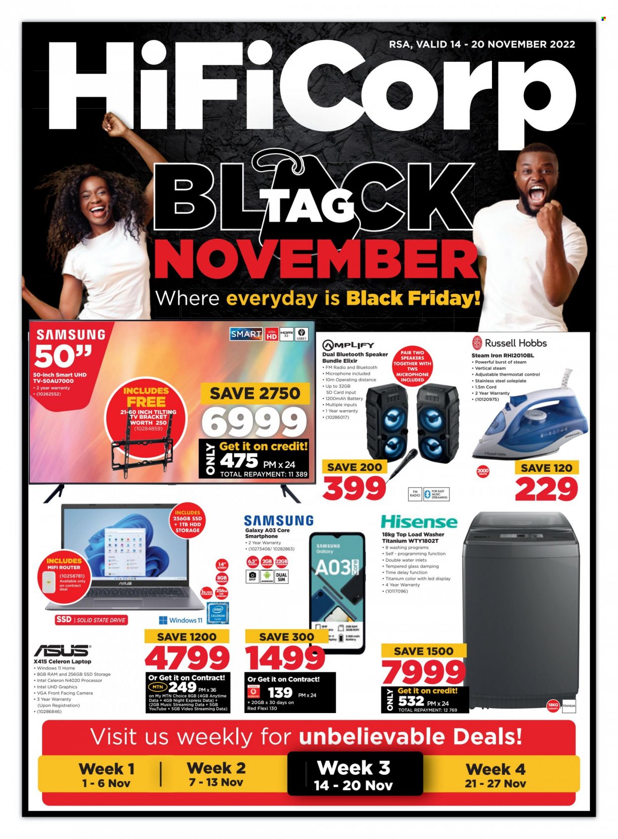HiFi Corp specials - 14/11/2022 - 20/11/2022. Page 1