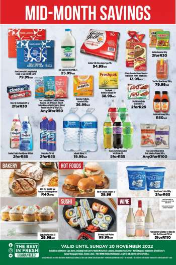 Food Lover's Market catalogue  - 16/11/2022 - 20/11/2022.