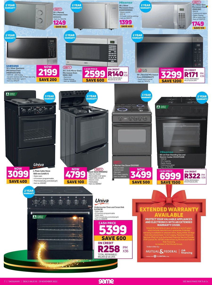 Game specials - 16/11/2022 - 29/11/2022. Page 7