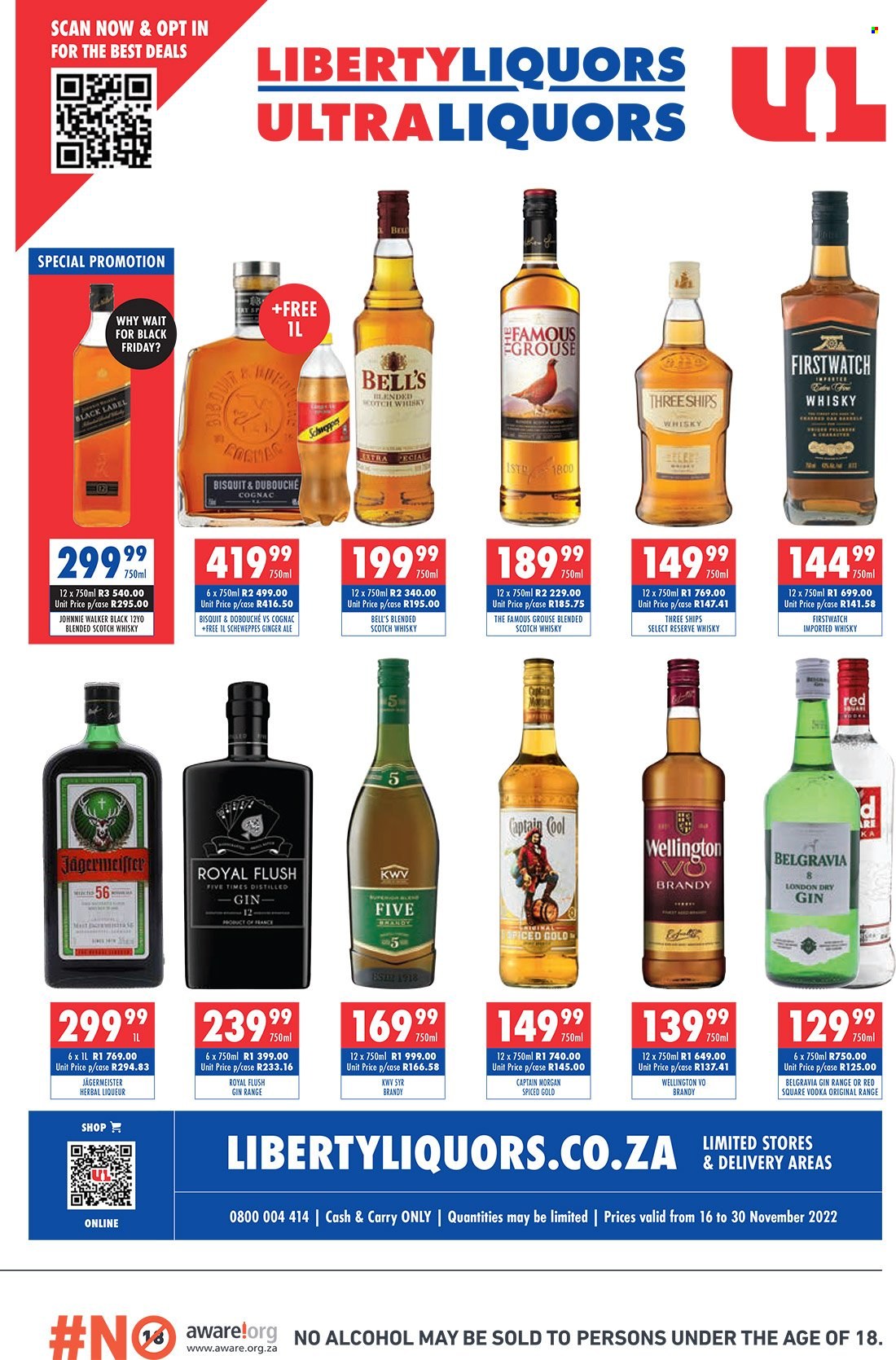 Liberty Liquors specials - 16/11/2022 - 30/11/2022. Page 1