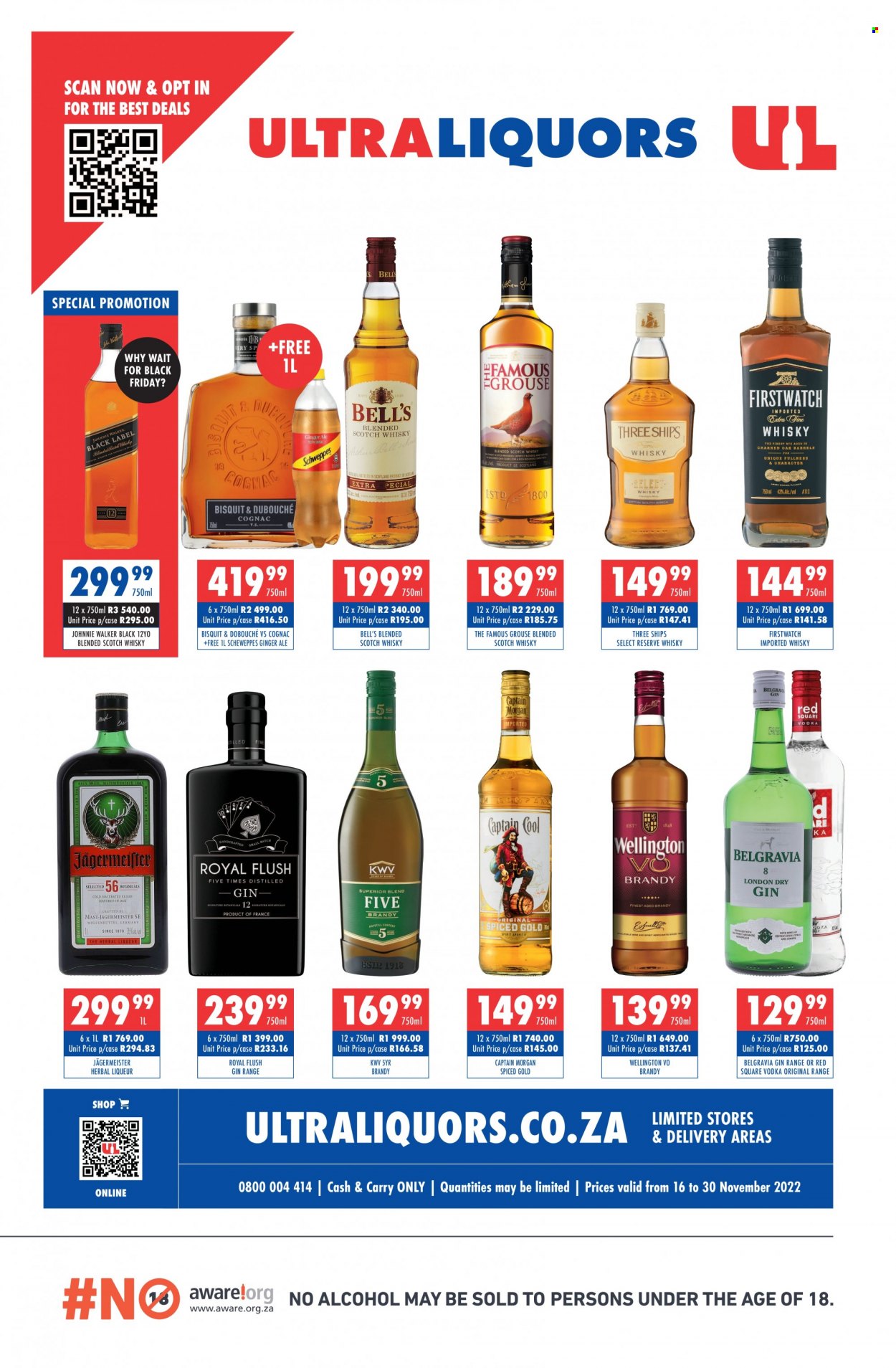 Ultra Liquors specials - 16/11/2022 - 30/11/2022. Page 1