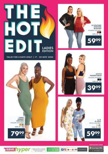 Save hyper catalogue  - 17/11/2022 - 20/11/2022.