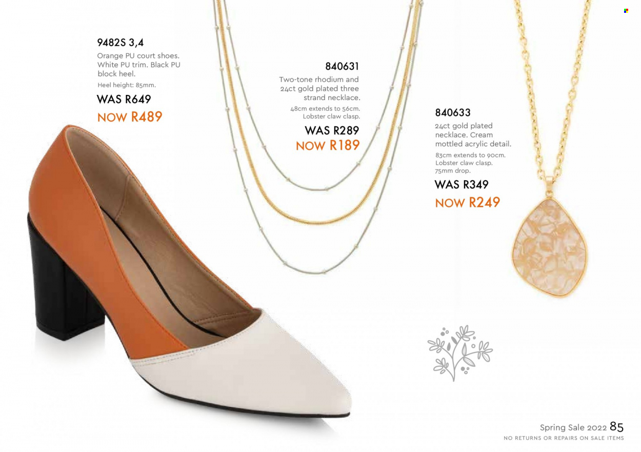 Honey specials. Page 87
