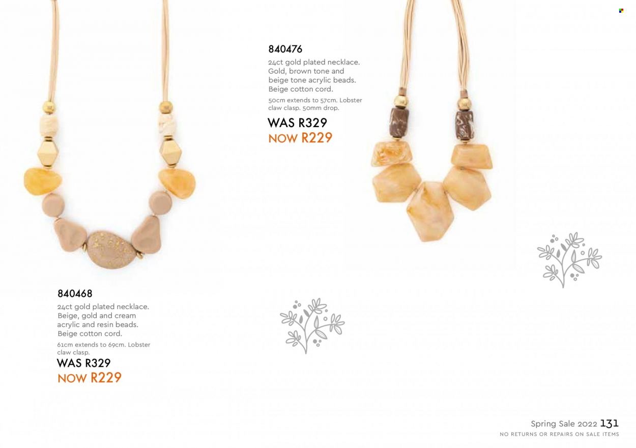 Honey specials. Page 133