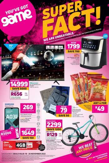 Game catalogue  - 18/11/2022 - 20/11/2022.