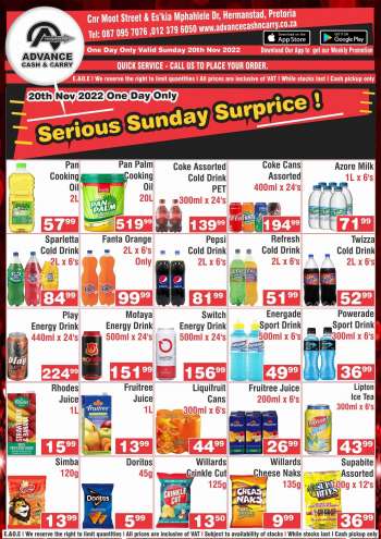 Advance Cash & Carry catalogue  - 20/11/2022 - 20/11/2022.