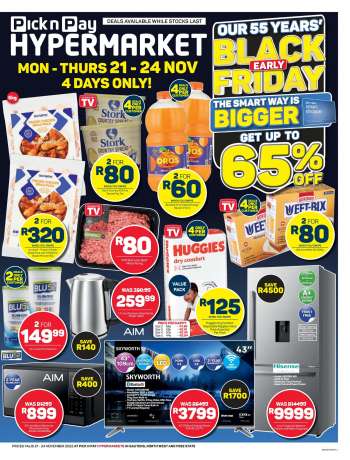 Pick n Pay Hypermarket catalogue  - 21/11/2022 - 24/11/2022.