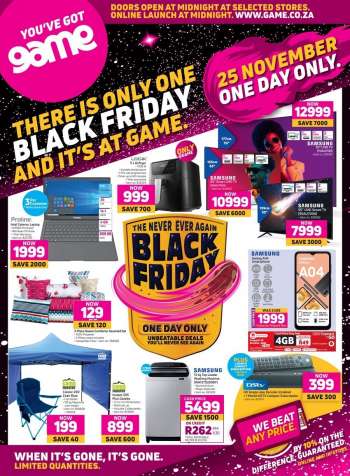 Black friday game store 2018 deals