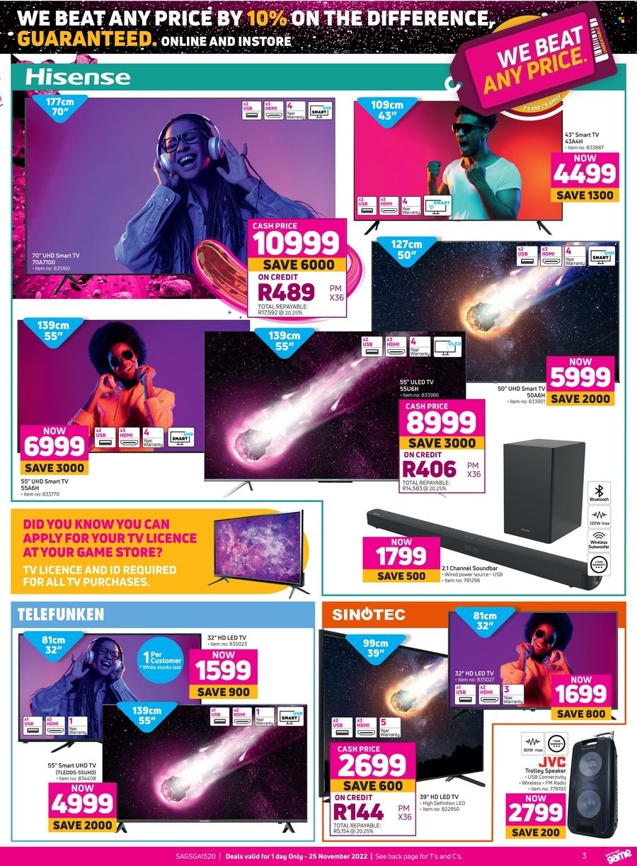 Game specials - 25/11/2022 - 25/11/2022. Page 3