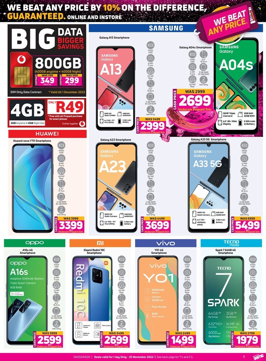 Game specials - 25/11/2022 - 25/11/2022. Page 5