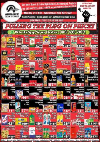 Advance Cash & Carry catalogue  - 21/11/2022 - 23/11/2022.