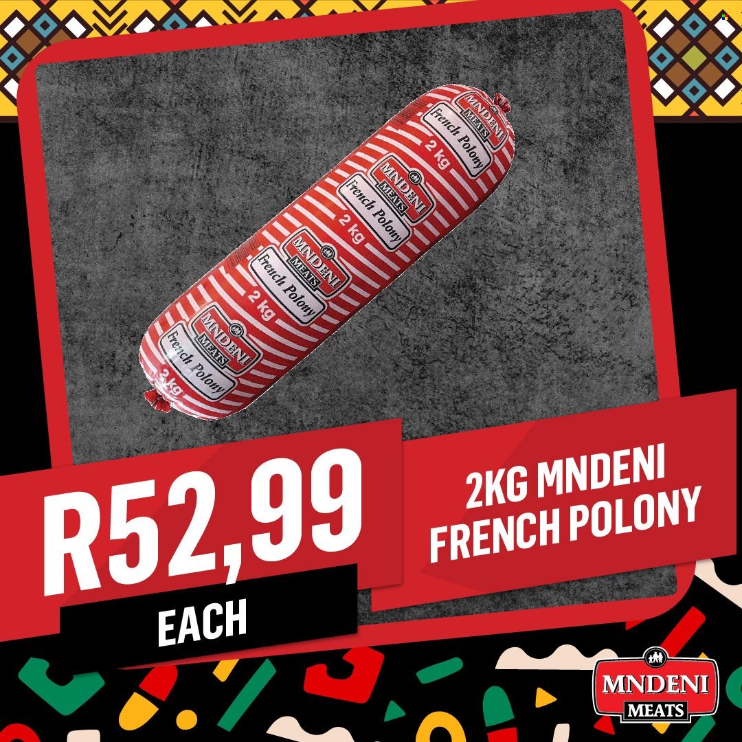 Mndeni Meats specials - 21/11/2022 - 26/11/2022. Page 6