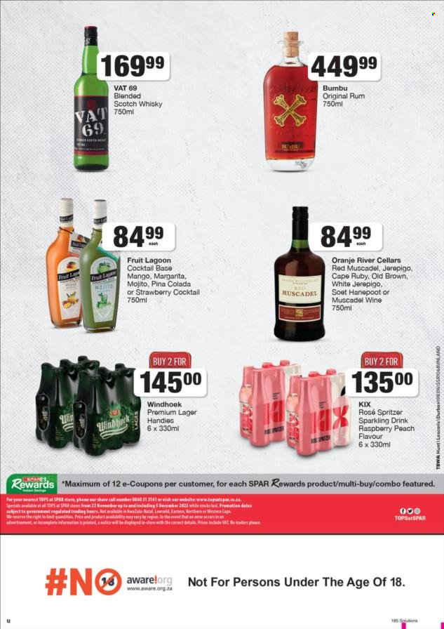TOPS at SPAR specials - 22/11/2022 - 05/12/2022. Page 4