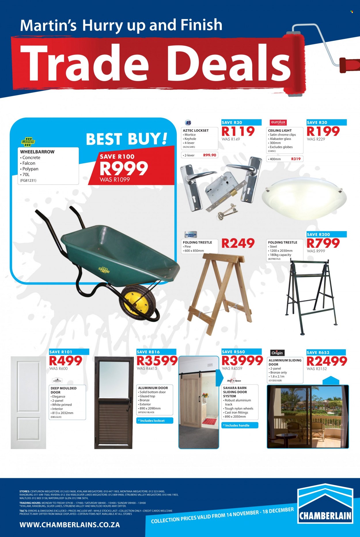 Chamberlain specials - 14/11/2022 - 18/12/2022. Page 2