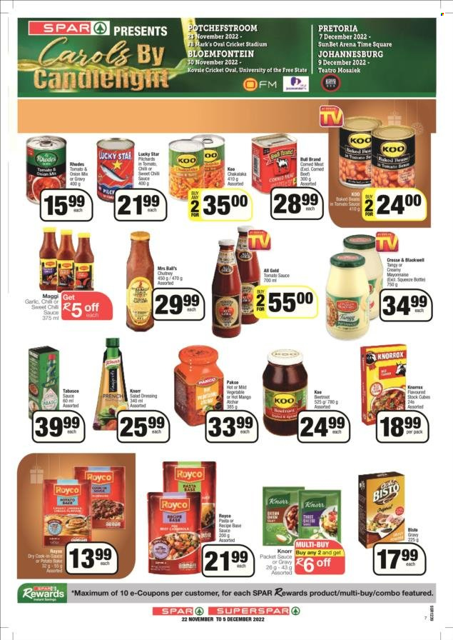 SPAR specials - 22/11/2022 - 05/12/2022. Page 8