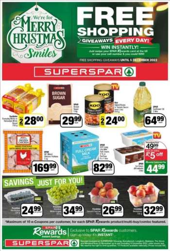 SPAR catalogue  - 22/11/2022 - 11/12/2022.