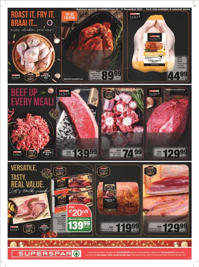 SPAR specials - 22/11/2022 - 05/12/2022. Page 9