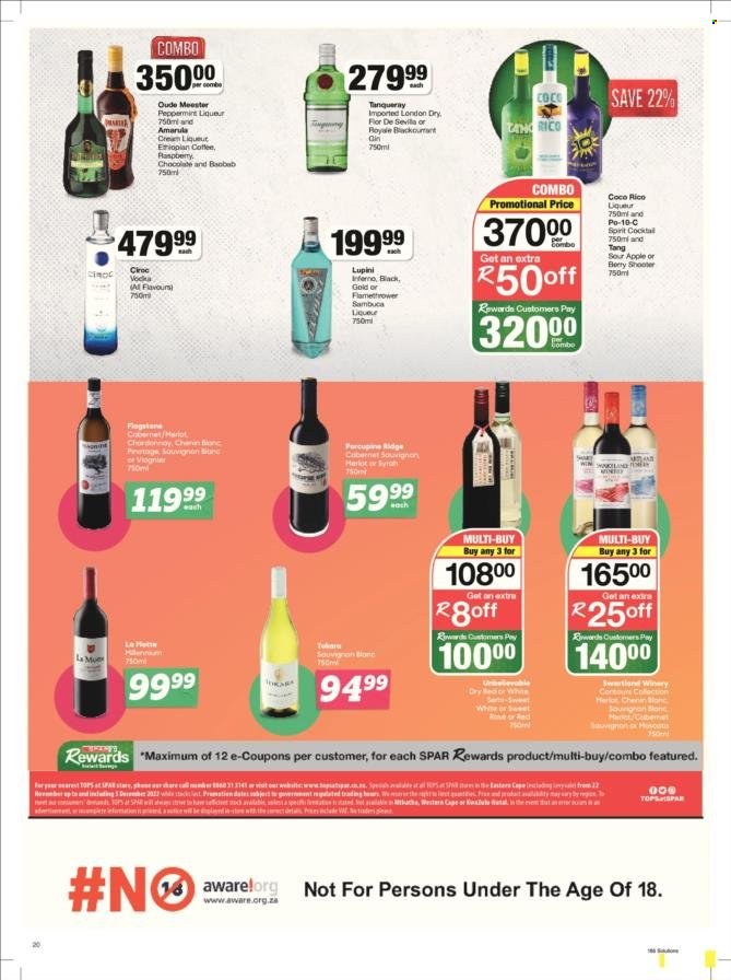 SPAR specials - 22/11/2022 - 05/12/2022. Page 20