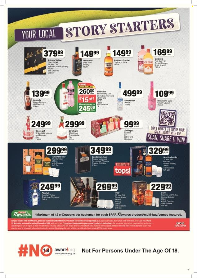 SPAR specials - 22/11/2022 - 05/12/2022. Page 18