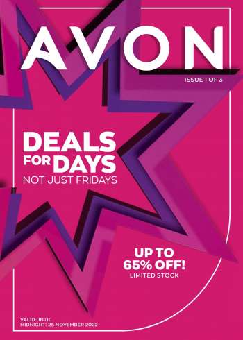 Avon catalogue  - 23/11/2022 - 25/11/2022.