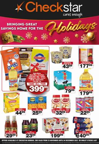 Checkstar catalogue  - 23/11/2022 - 04/12/2022.