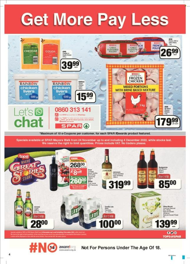 SPAR specials - 24/11/2022 - 04/12/2022. Page 4