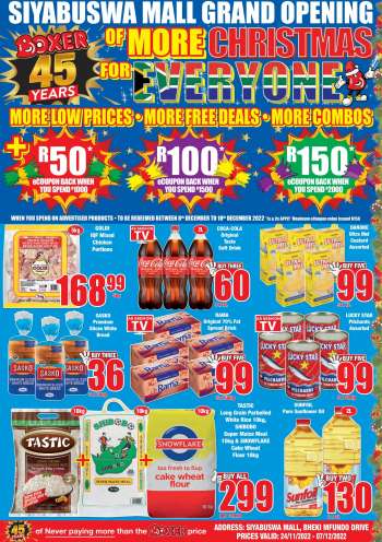 Boxer catalogue  - 24/11/2022 - 07/12/2022.