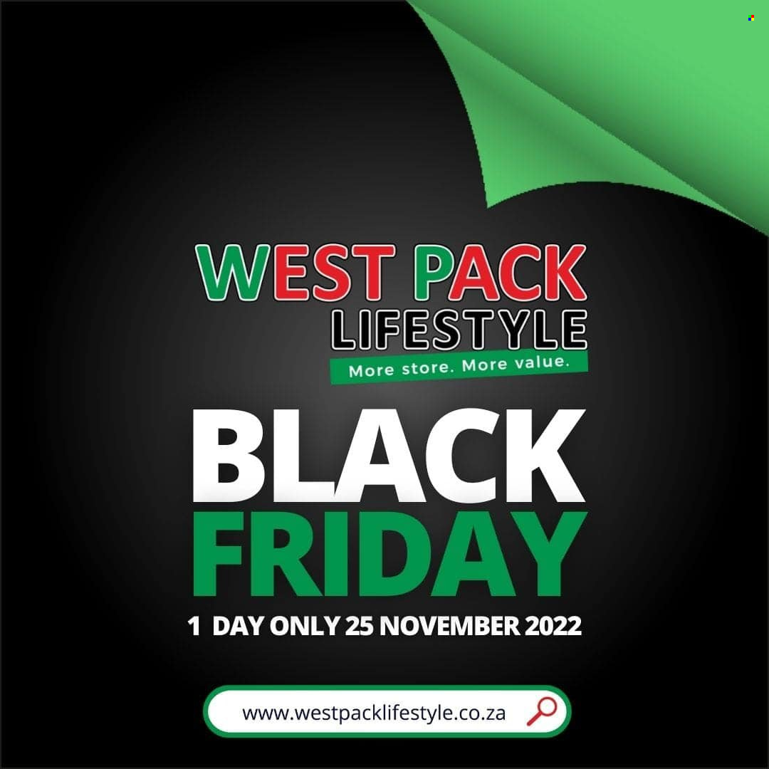 West Pack Lifestyle specials - 25/11/2022 - 25/11/2022. Page 1