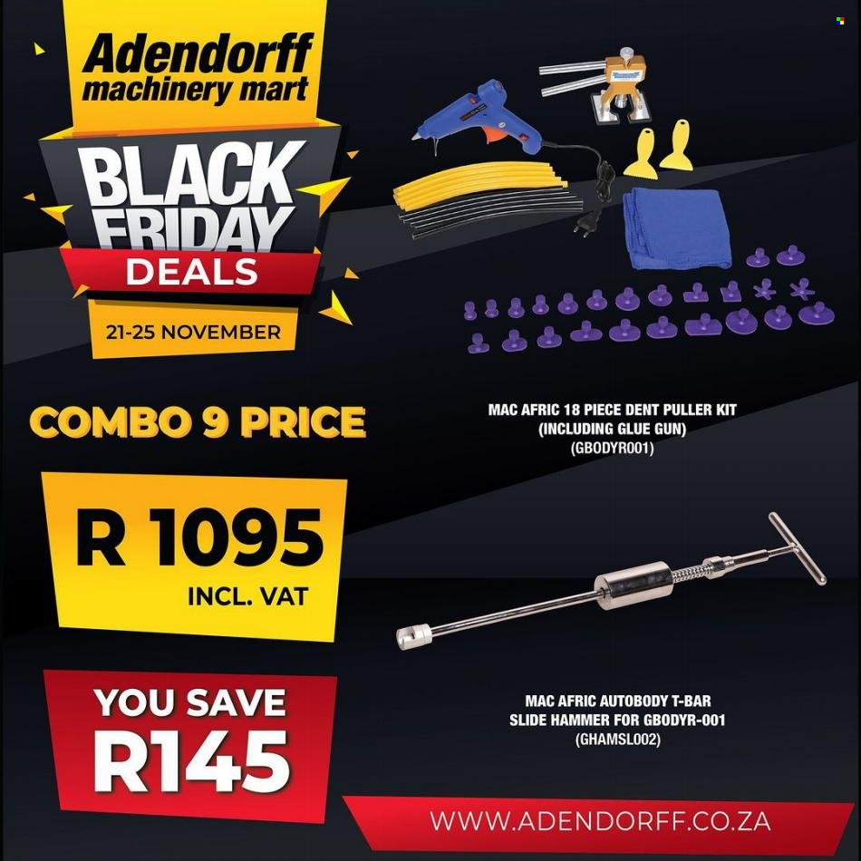 Adendorff Machinery Mart specials - 21/11/2022 - 25/11/2022. Page 1