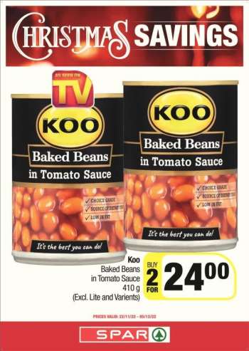 SPAR catalogue  - 22/11/2022 - 05/12/2022.