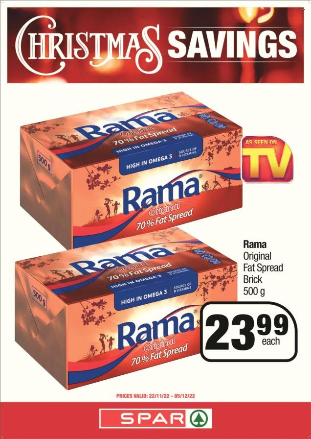 SPAR specials - 22/11/2022 - 05/12/2022. Page 7