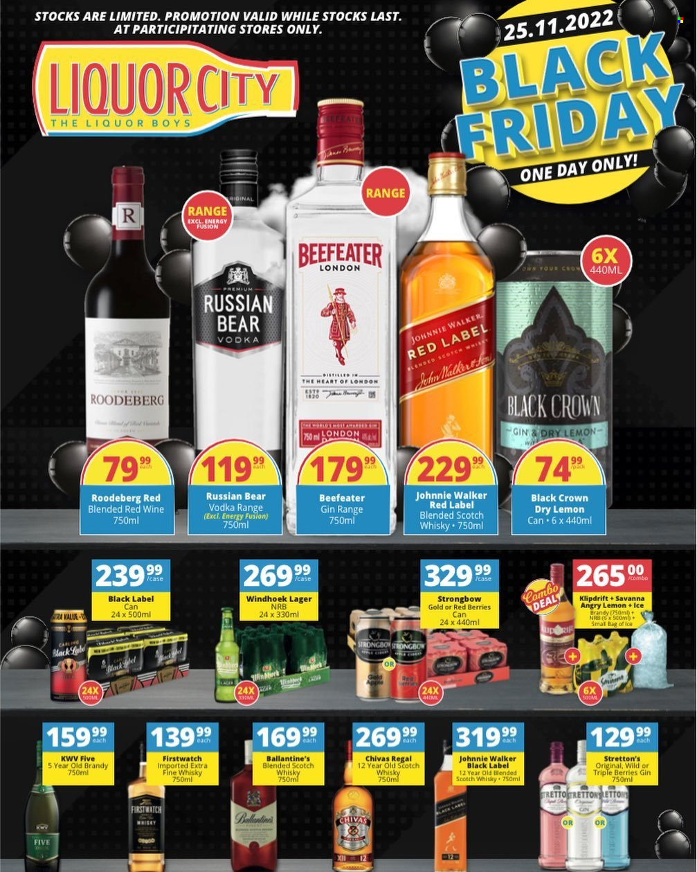 Liquor City specials - 25/11/2022 - 25/11/2022. Page 1
