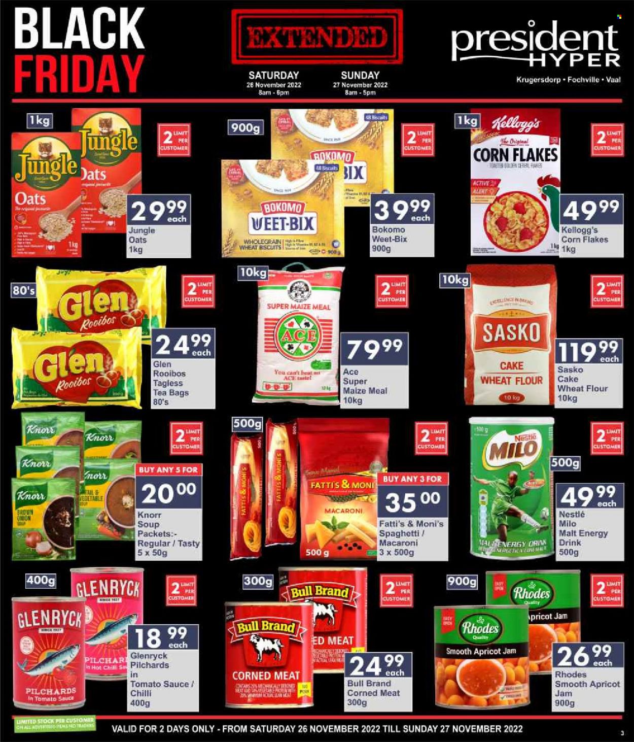 President Hyper specials - 26/11/2022 - 27/11/2022. Page 3