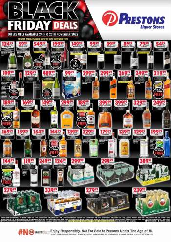 Prestons Liquor Stores catalogue  - 24/11/2022 - 25/11/2022.