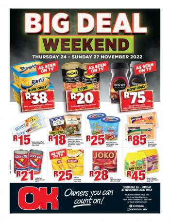 OK Foods catalogue  - 24/11/2022 - 27/11/2022.