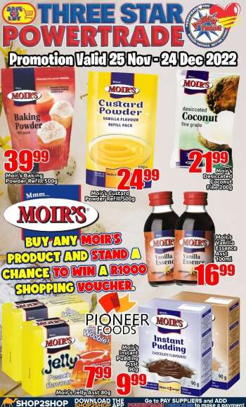 Three Star Cash and Carry catalogue  - 25/11/2022 - 24/12/2022.