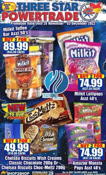 Three Star Cash and Carry catalogue  - 26/11/2022 - 03/12/2022.