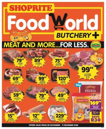 Shoprite catalogue  - 28/11/2022 - 11/12/2022.