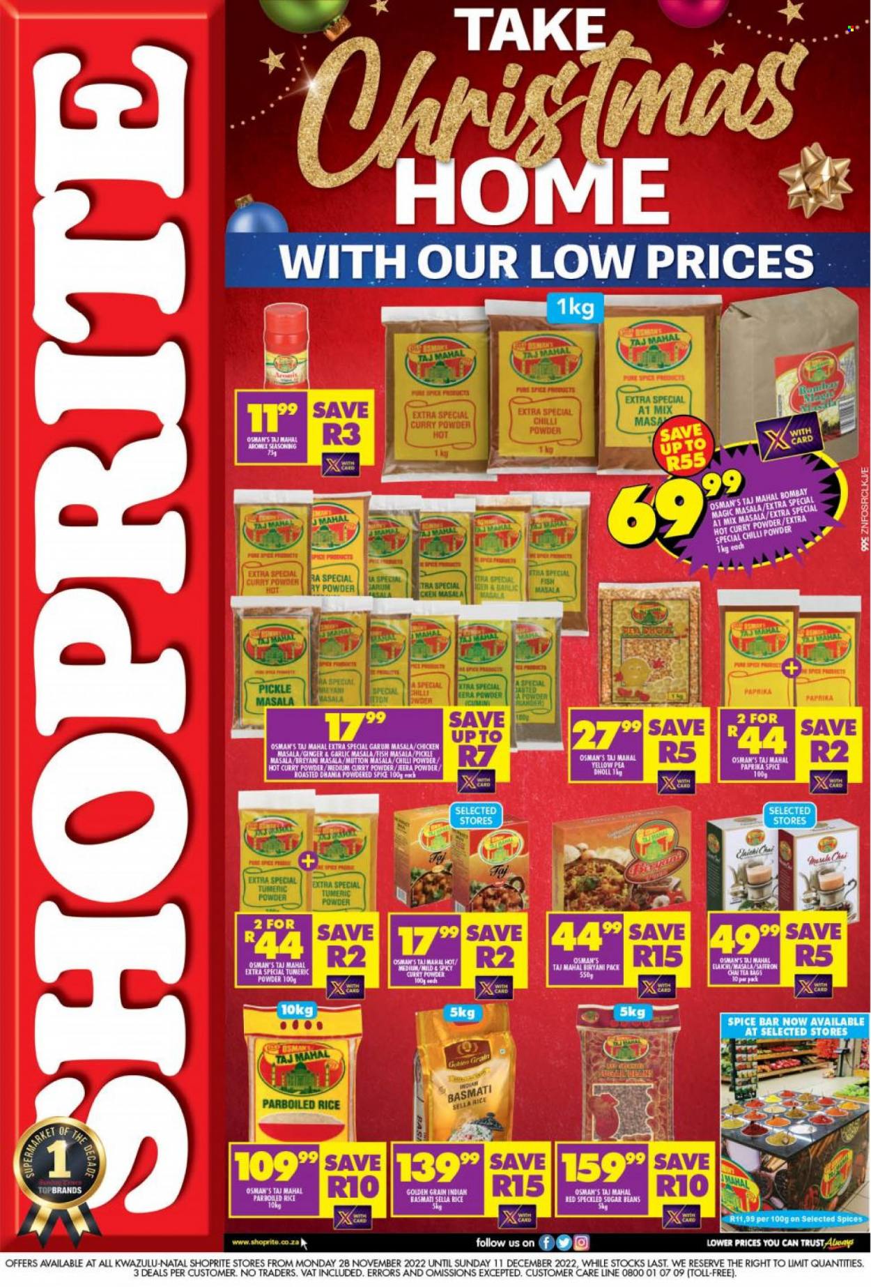 Shoprite specials - 28/11/2022 - 11/12/2022. Page 1