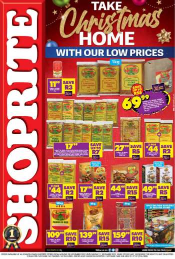 Shoprite catalogue  - 28/11/2022 - 11/12/2022.