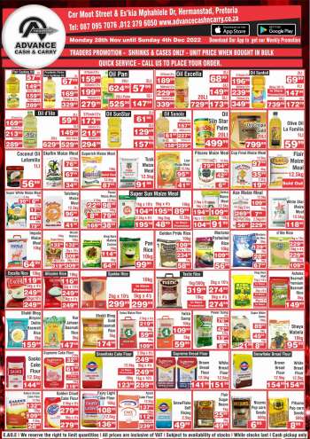 Advance Cash & Carry catalogue  - 28/11/2022 - 04/12/2022.