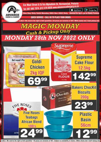 Advance Cash & Carry catalogue  - 28/11/2022 - 28/11/2022.