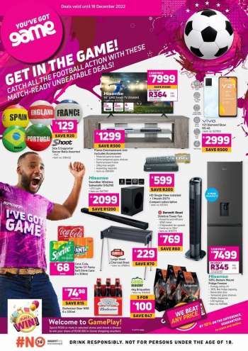 Game catalogue  - 28/11/2022 - 18/12/2022.