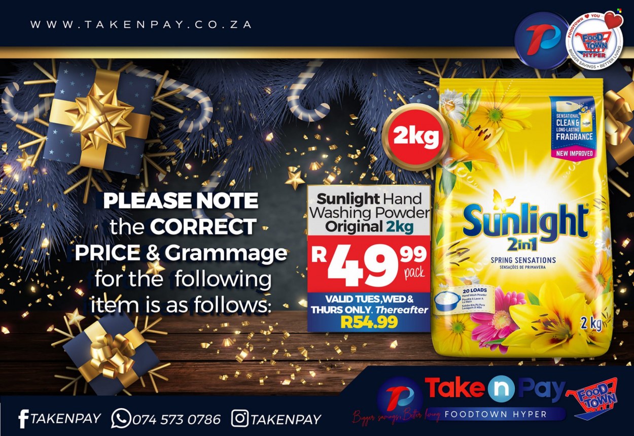 Take n Pay specials - 29/11/2022 - 01/12/2022. Page 1