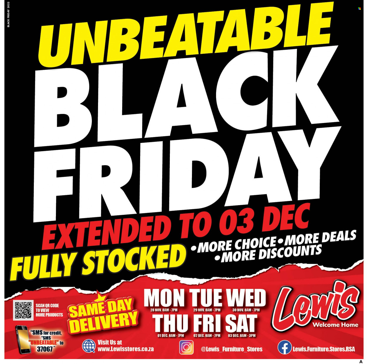 Lewis specials - 28/11/2022 - 03/12/2022. Page 1