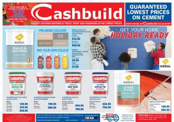 Cashbuild catalogue  - 29/11/2022 - 22/01/2023.