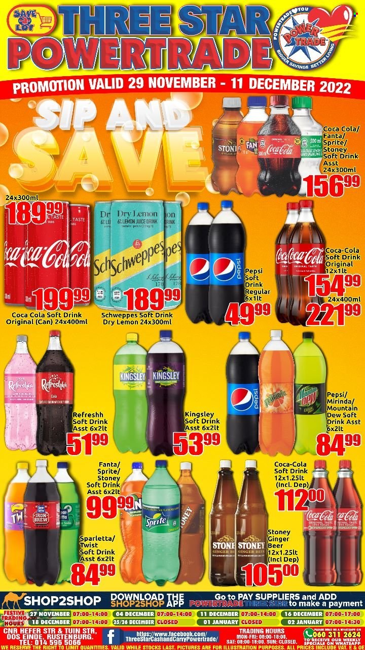 Three Star Cash and Carry specials - 29/11/2022 - 11/12/2022. Page 1