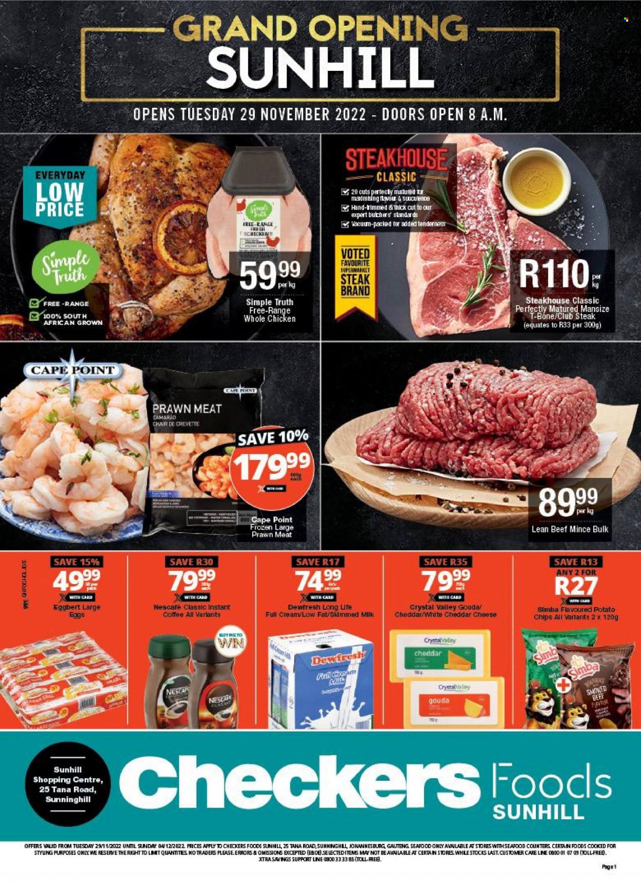 Checkers specials - 29/11/2022 - 04/12/2022. Page 1
