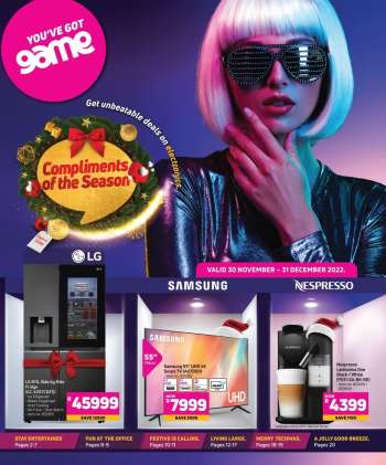Game catalogue  - 30/11/2022 - 31/12/2022.