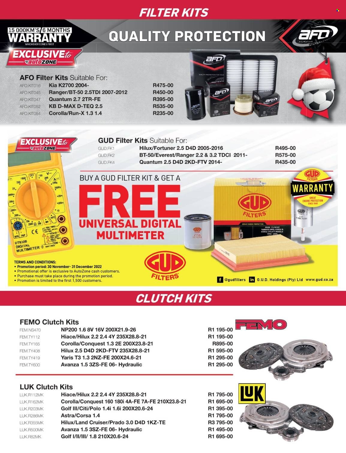 AutoZone specials - 30/11/2022 - 31/12/2022. Page 2